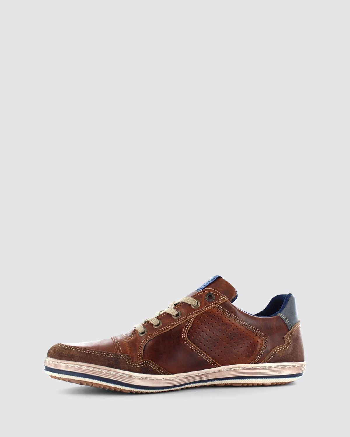 CREST SNEAKERS TAN LEATHER