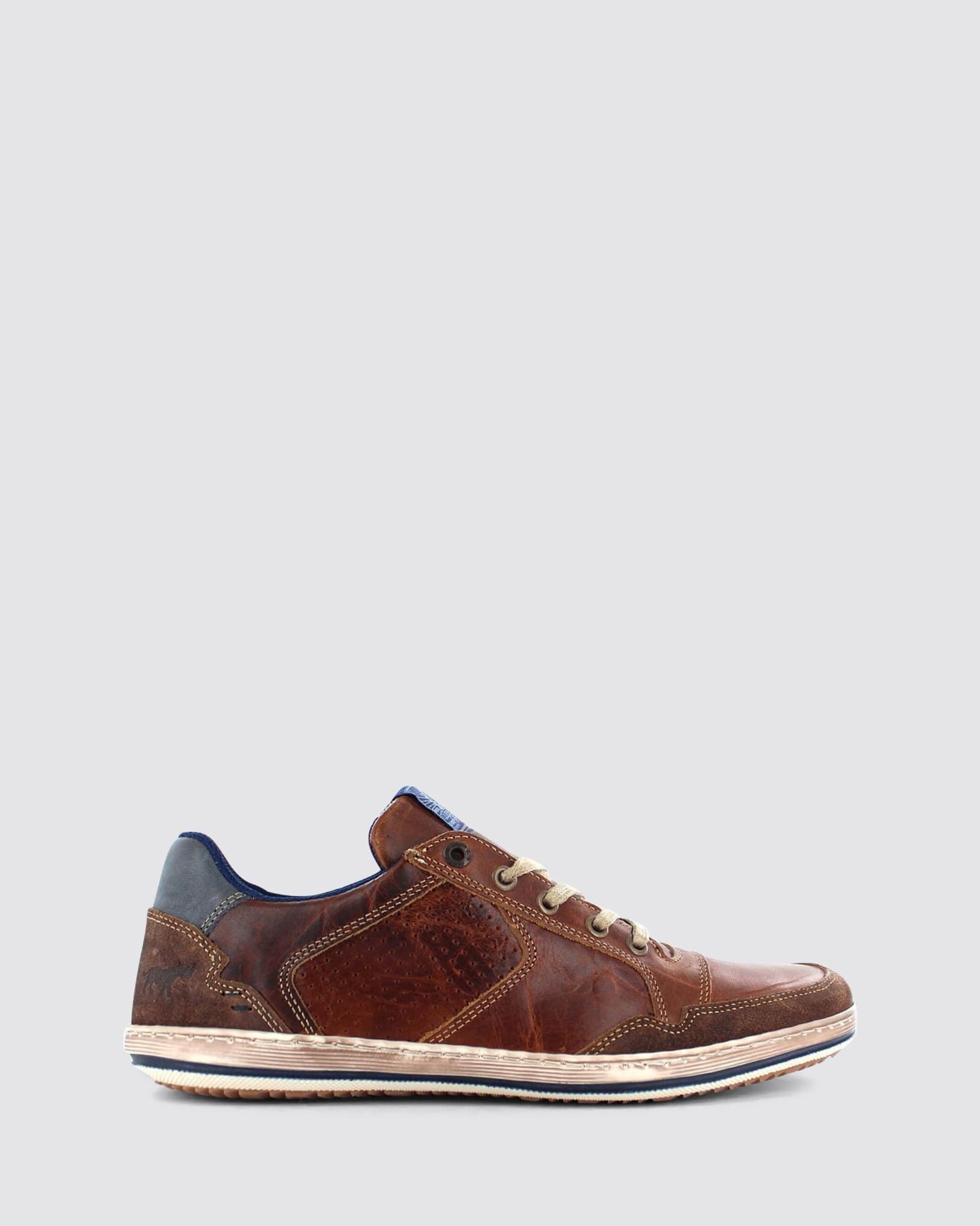CREST SNEAKERS TAN LEATHER