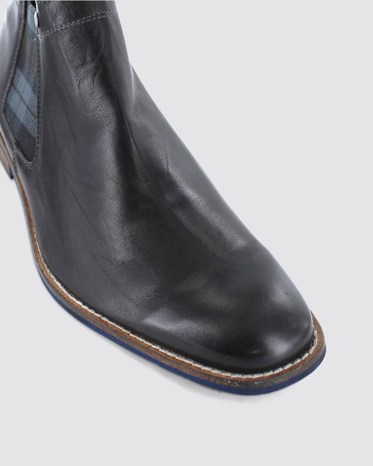 DRAKE MENS BOOTS BLACK LEATHER