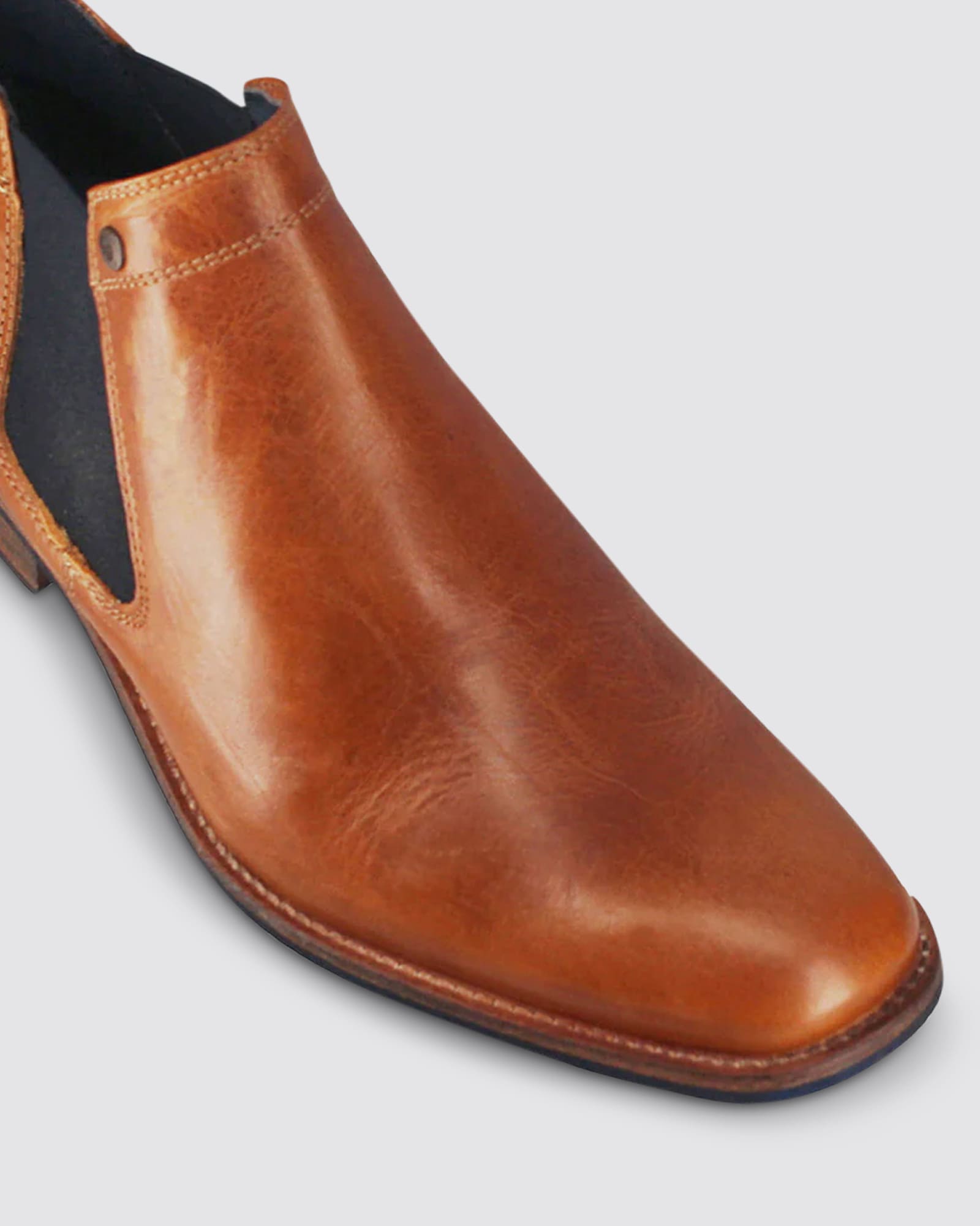 DRAKE MENS BOOTS TAN LEATHER