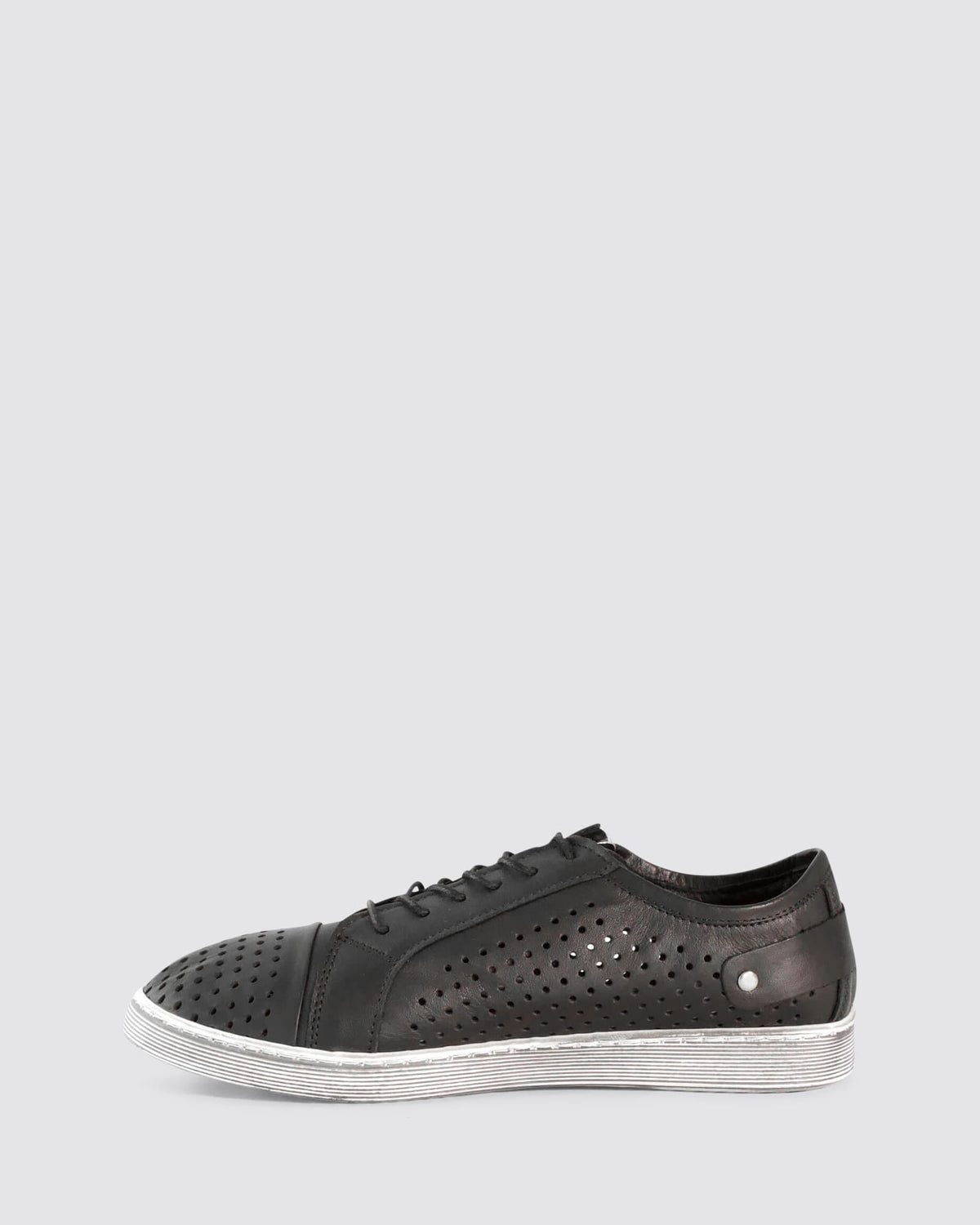 EG17 SNEAKERS BLACK LEATHER