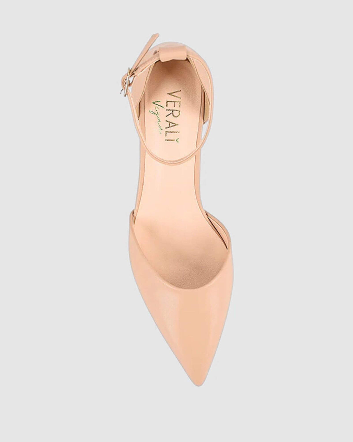 ELI CLOSED TOE BLOCK HEELS NUDE