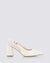 ELIO SLINGBACK HEELS CHALK WHITE