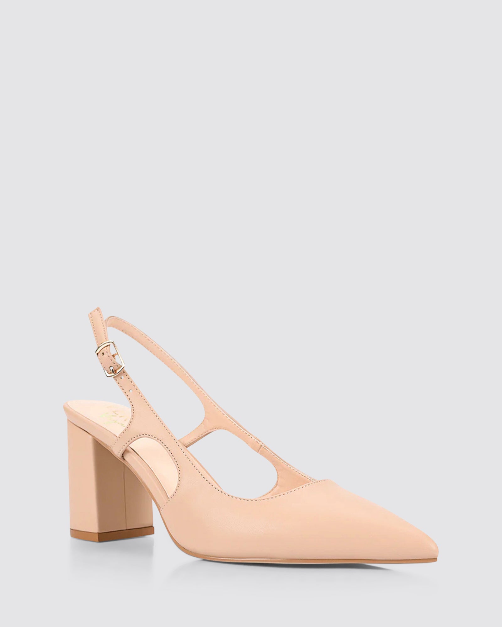 ELTON SLINGBACK HEELS NUDE