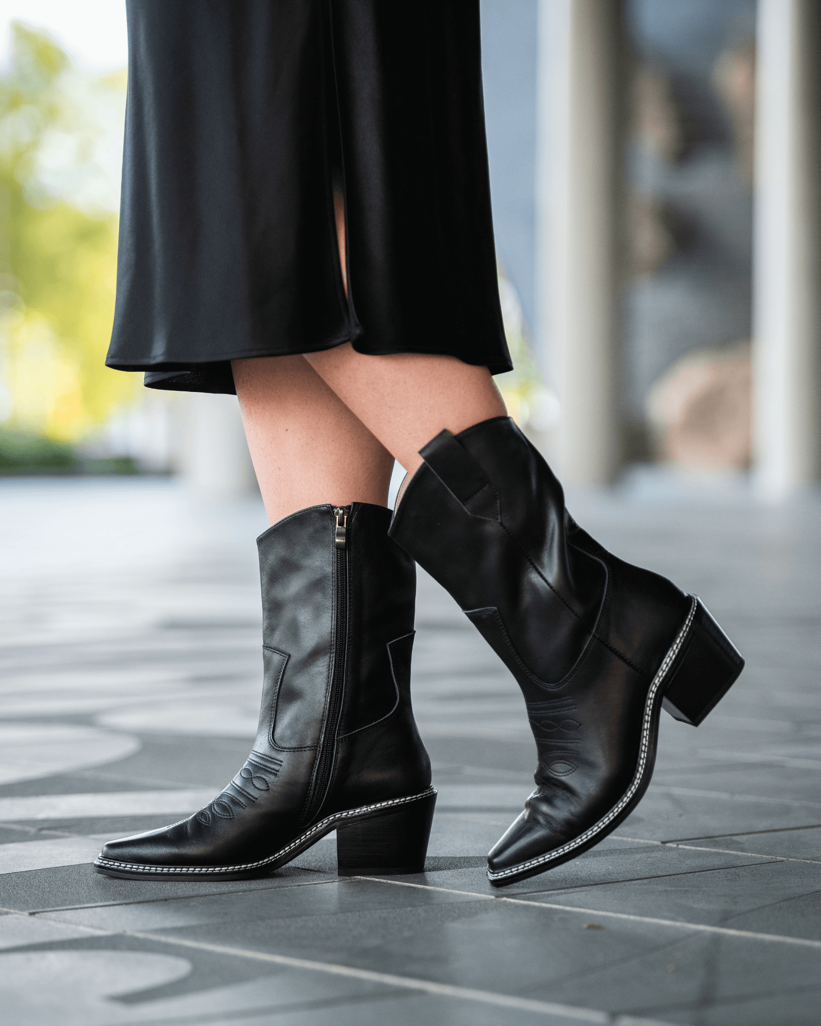FEVER COWBOY BOOTS BLACK