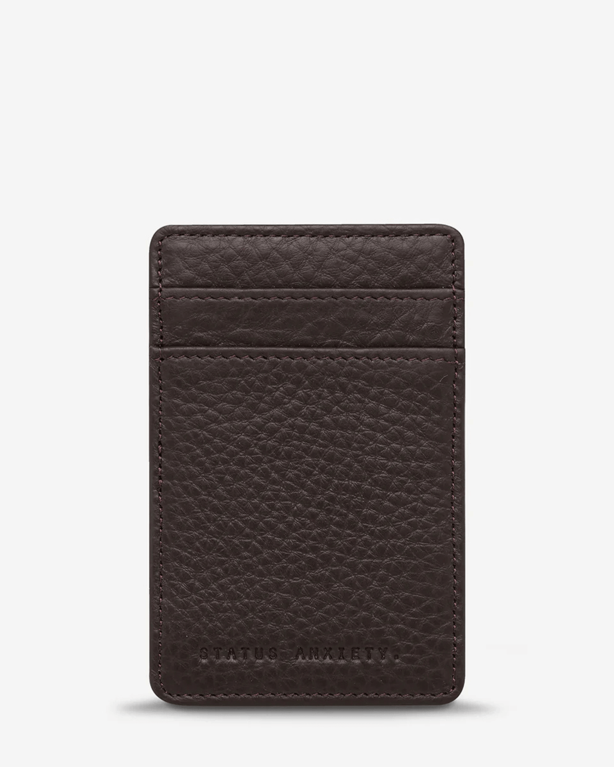 FLIP WALLET CHOCOLATE LEATHER
