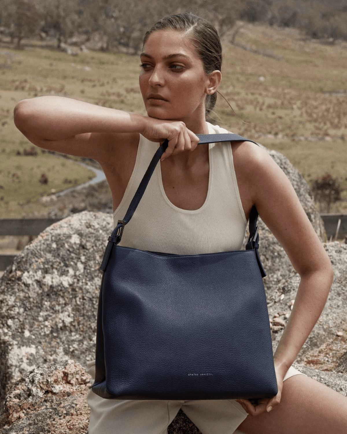 FORGET ABOUT IT BAG MIDNIGHT BLUE