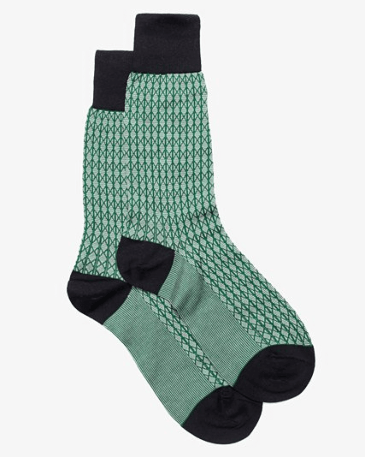 MENS GREEN LINK SOCKS