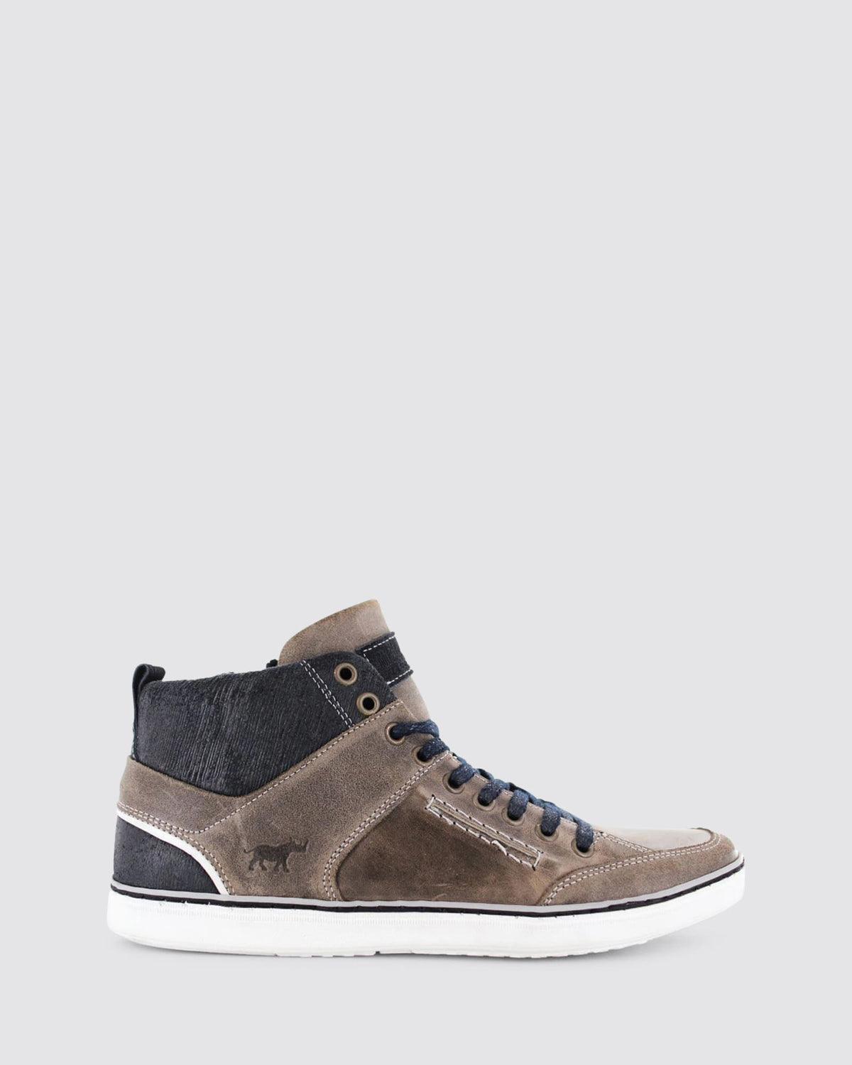 HARTWOOD SNEAKERS GREY LEATHER