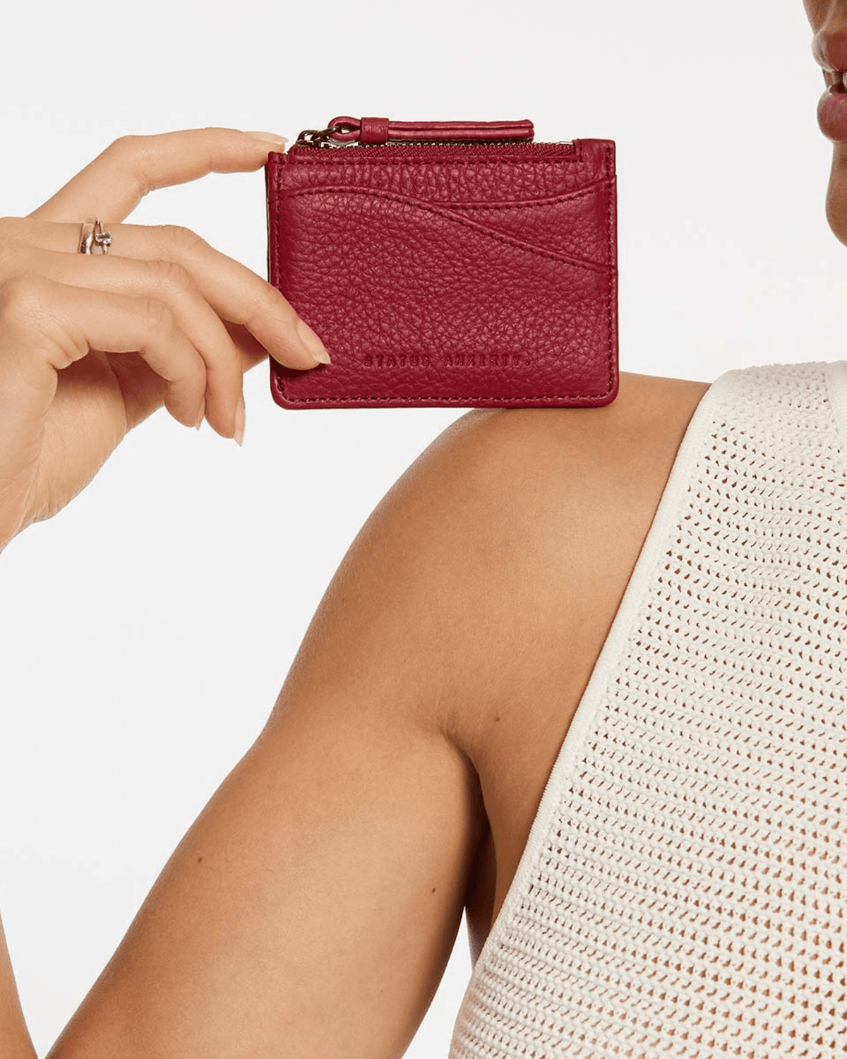 HEARTS STILL BEATING WALLET ROUGE