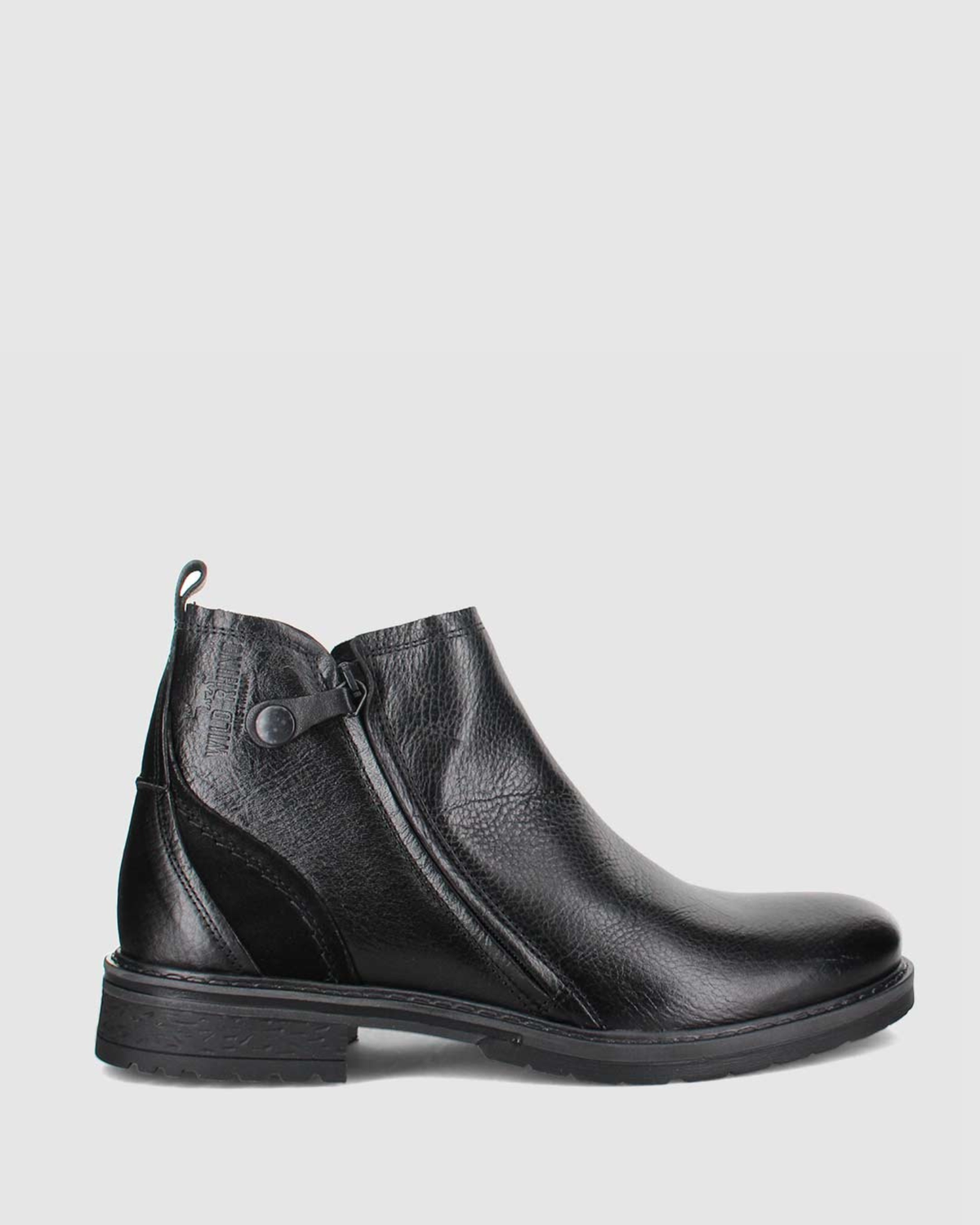 HUNTER BOOTS BLACK LEATHER
