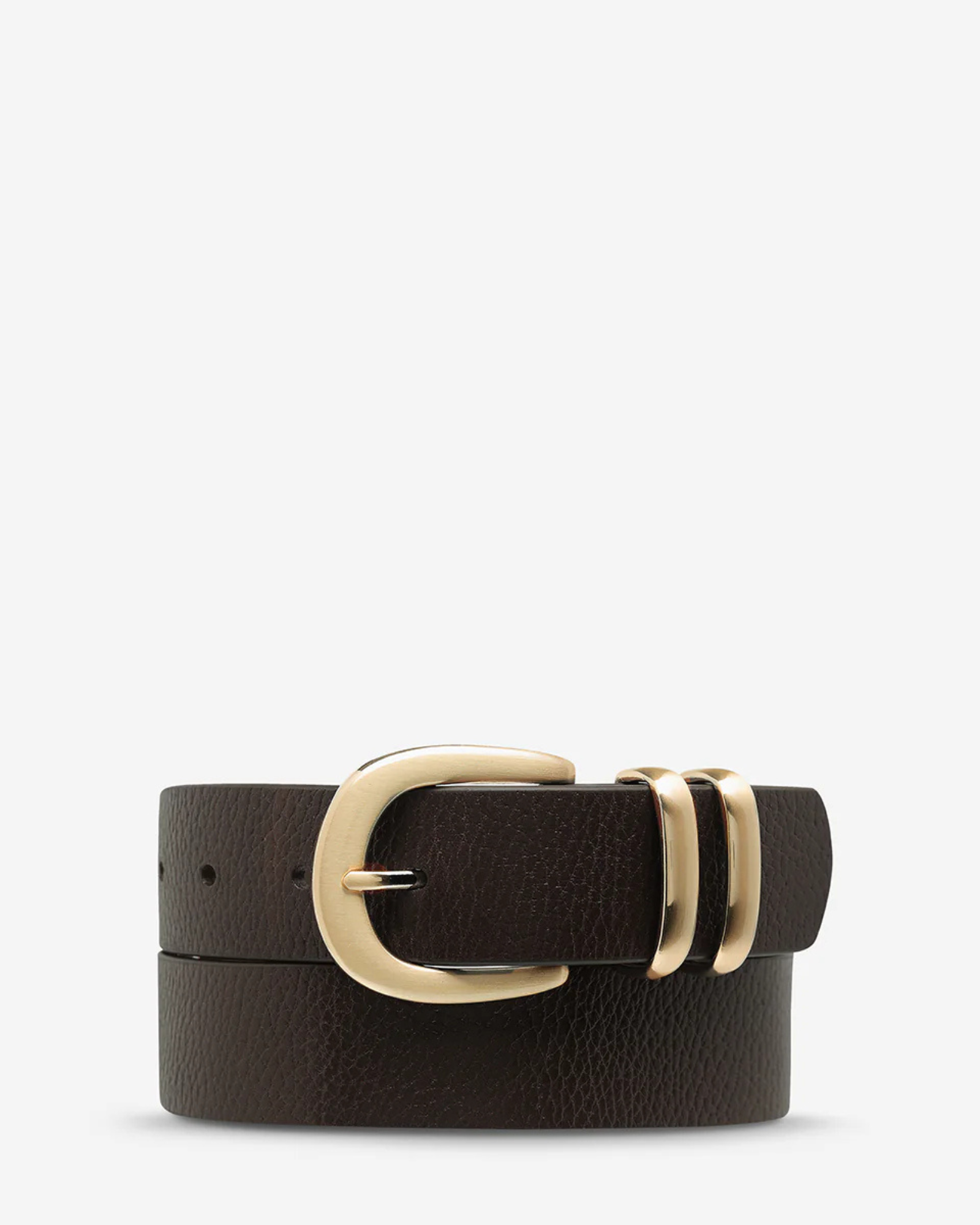 LET IT BE BELT CHOC/GOLD