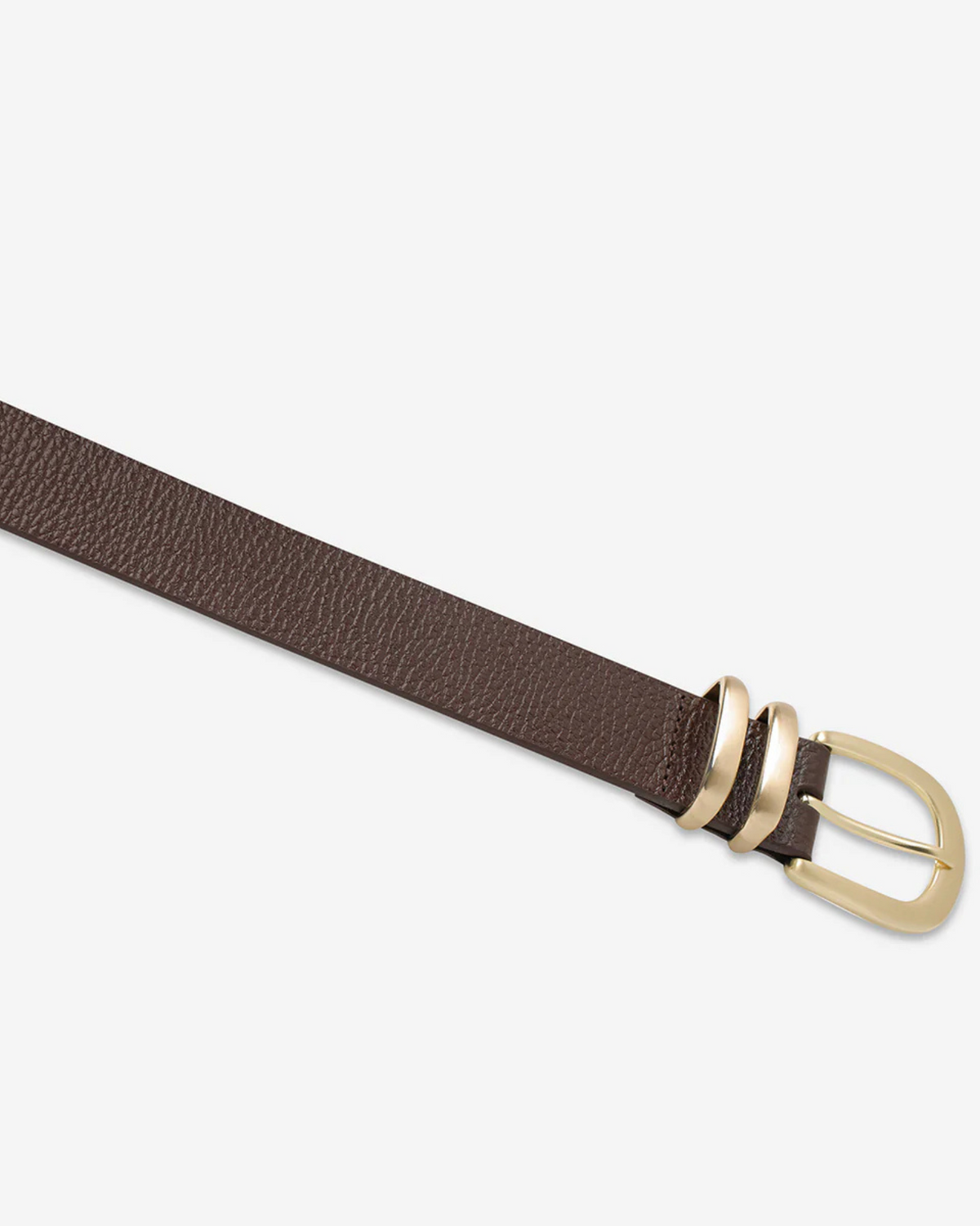 LET IT BE BELT CHOC/GOLD