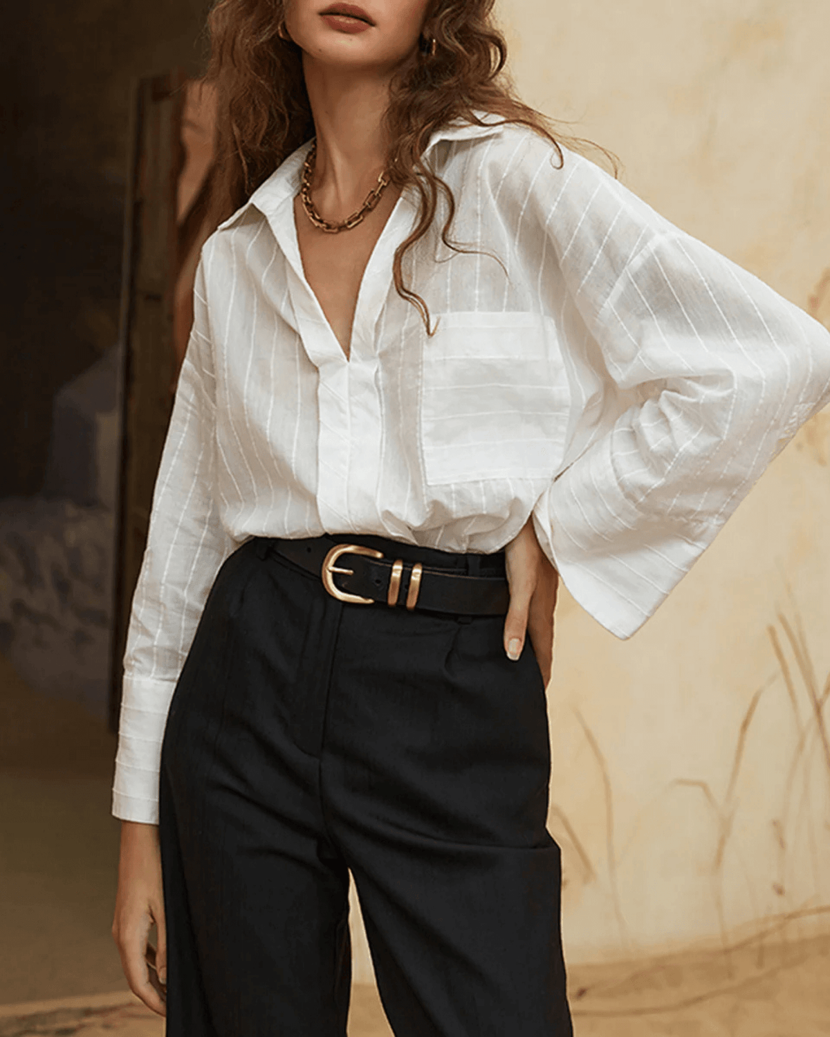 LET IT BE BELT BLACK/GOLD