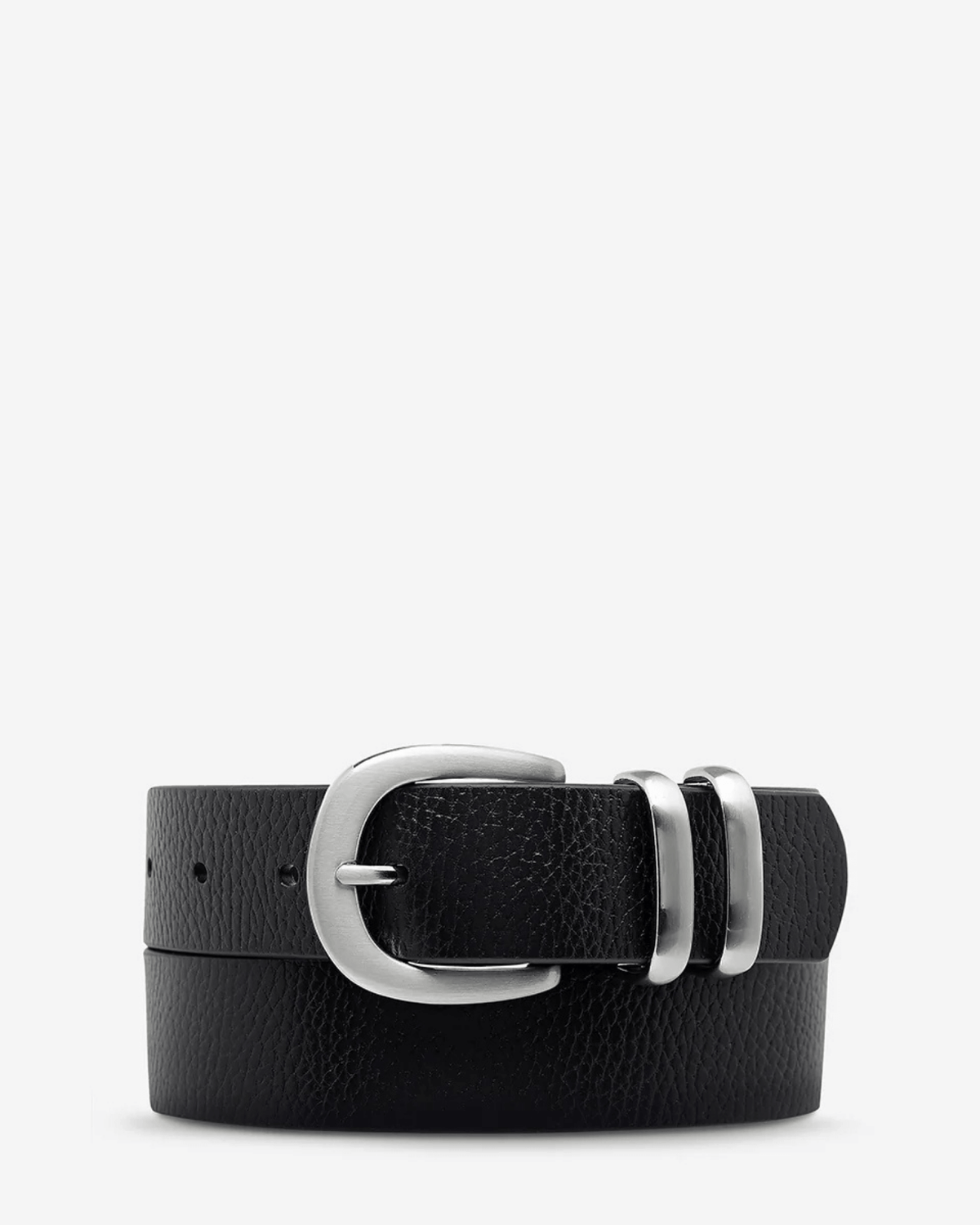 LET IT BE BELT BLACK/SILVER