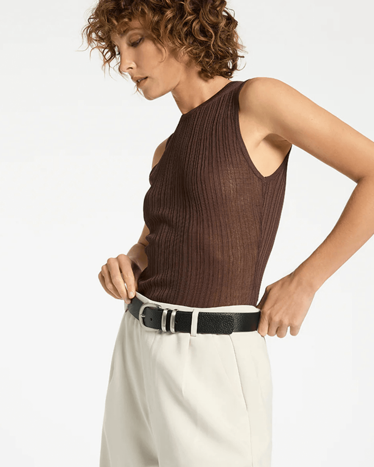 LET IT BE BELT BLACK/SILVER