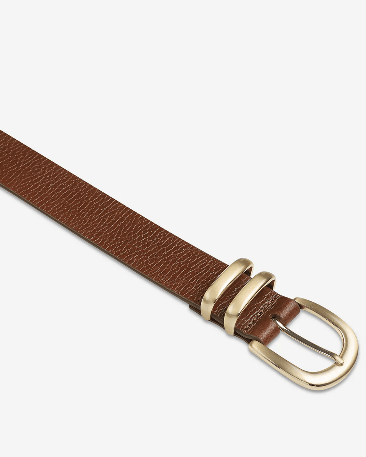 LET IT BE BELT TAN/GOLD