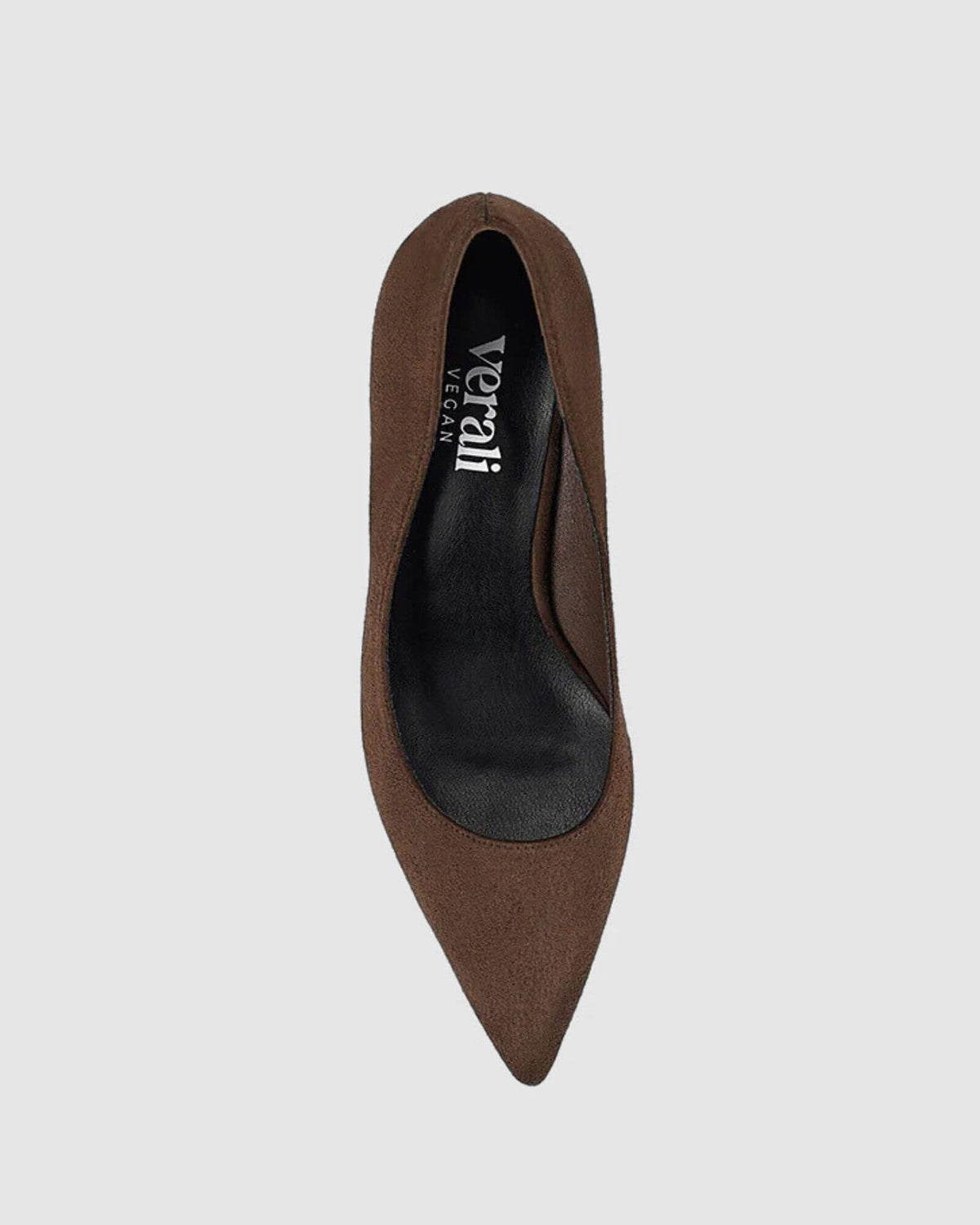 LEWIS HEEL PUMPS CHOCOLATE BROWN MICRO