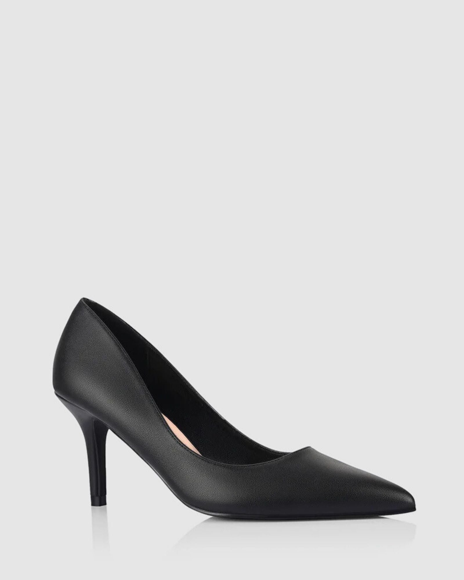 LEWIS HEEL PUMPS BLACK