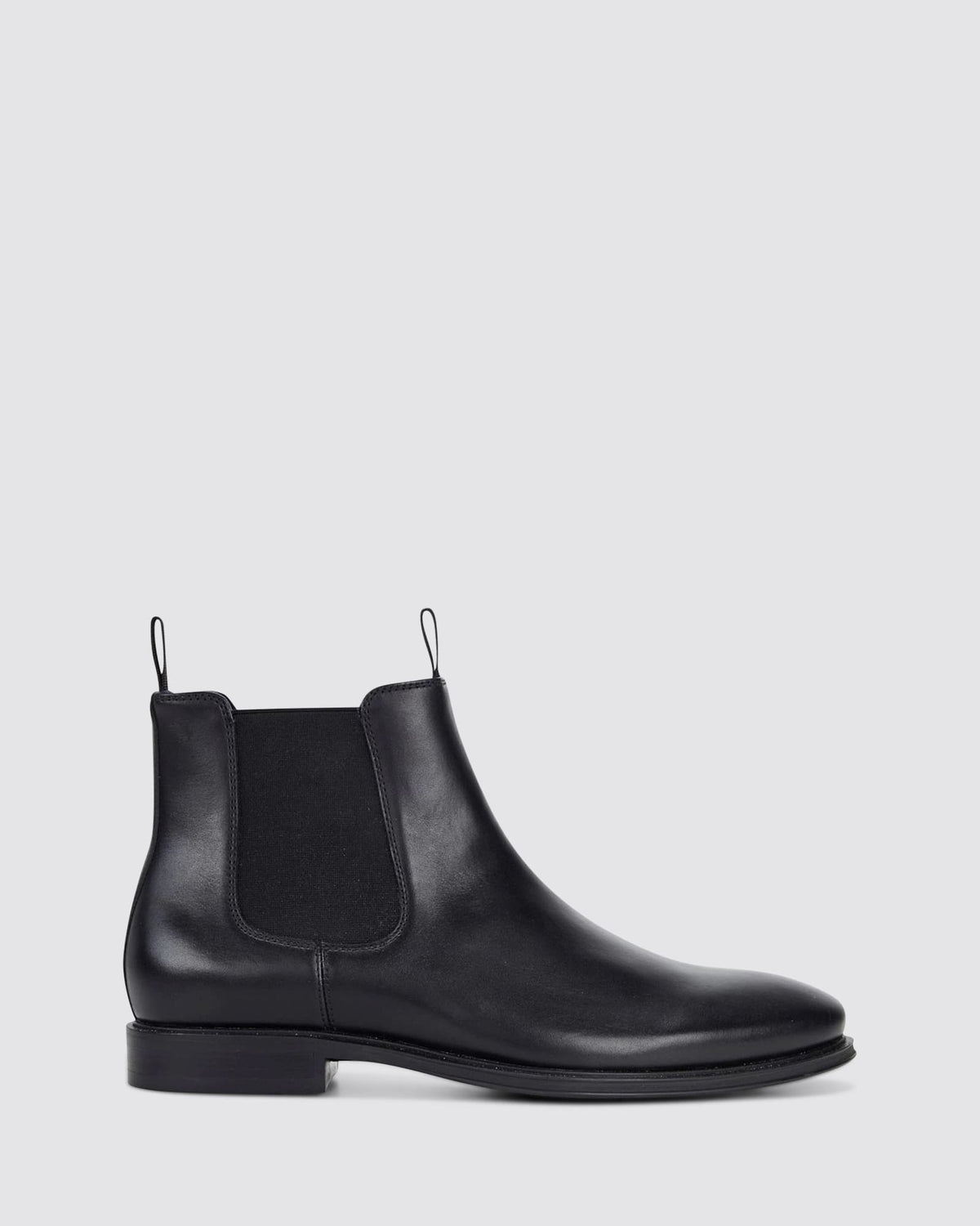 LONGREACH CHELSEA BOOTS BLACK LEATHER