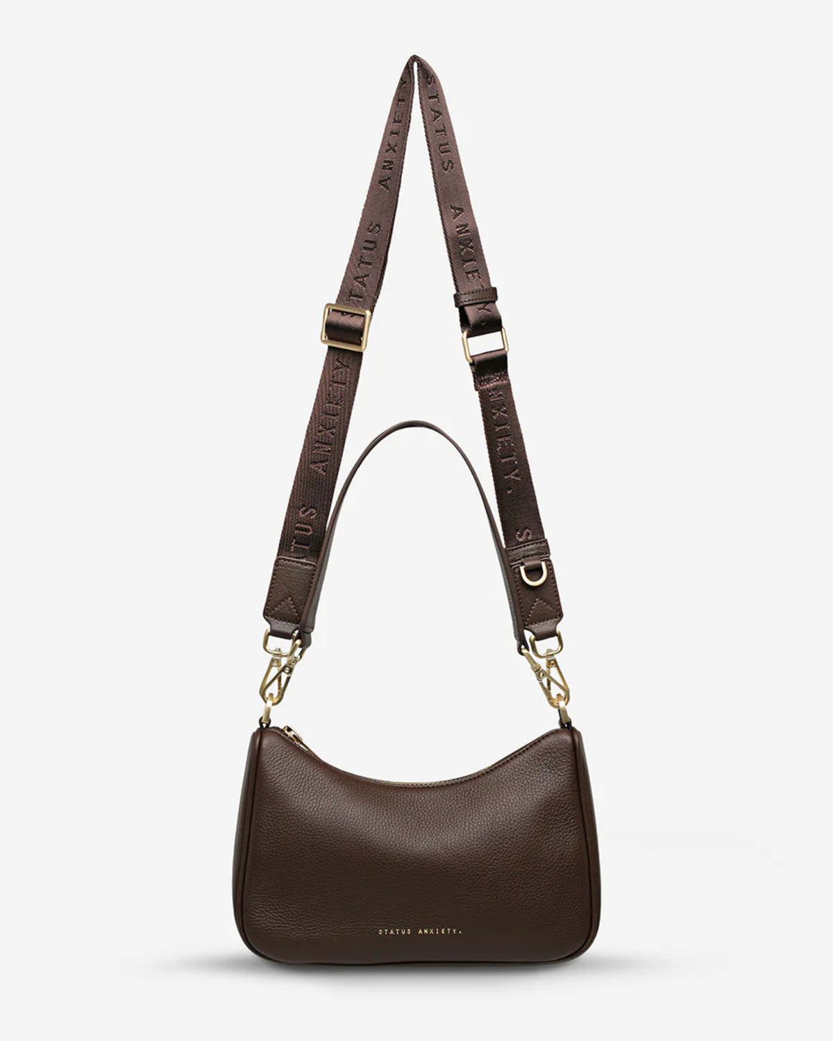 LOOK BOTH WAYS BAG COCOA/BRUSHED GOLD