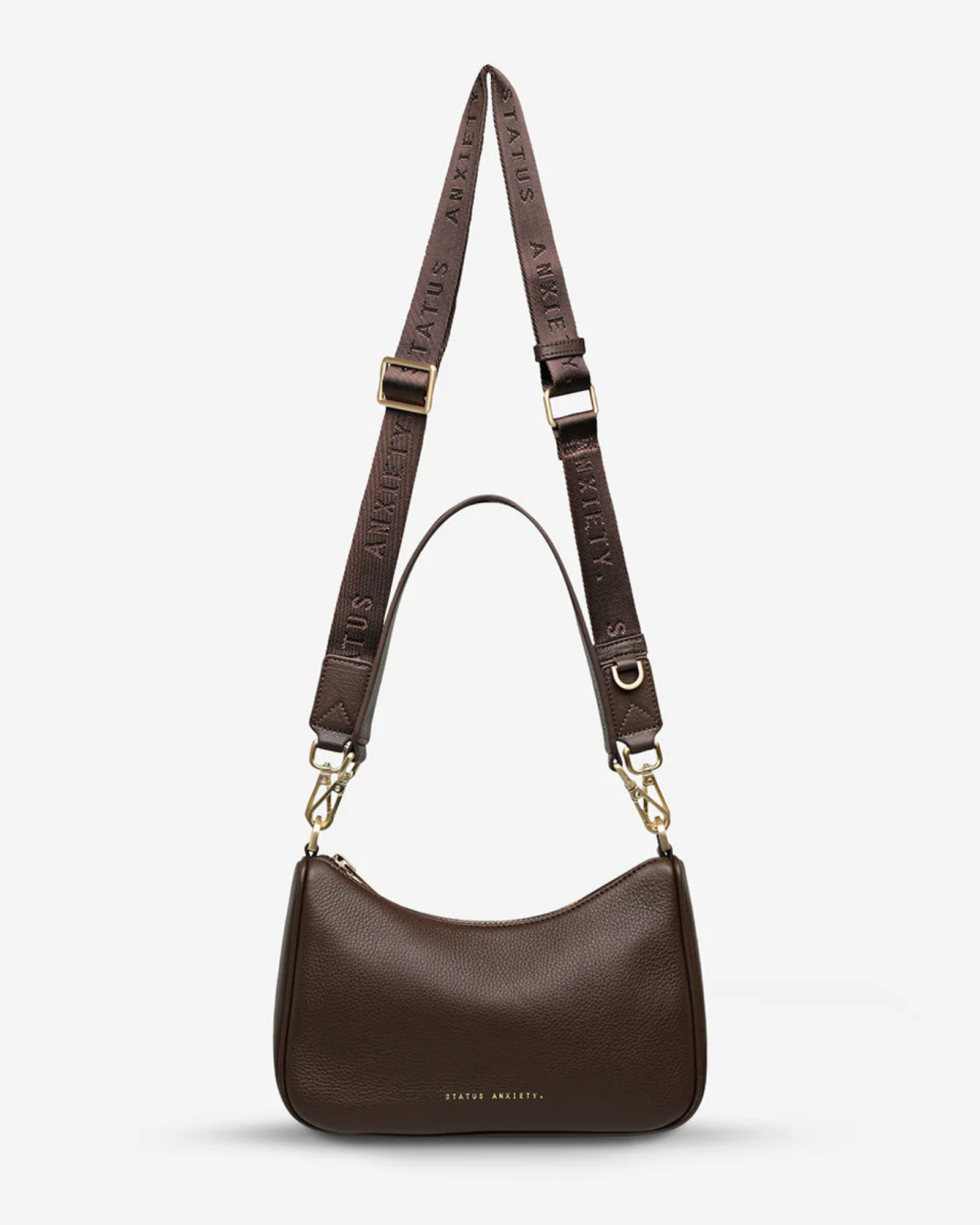 LOOK BOTH WAYS BAG COCOA/BRUSHED GOLD