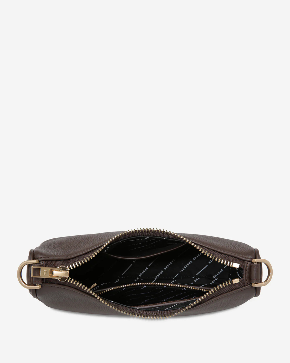 LOOK BOTH WAYS BAG COCOA/BRUSHED GOLD
