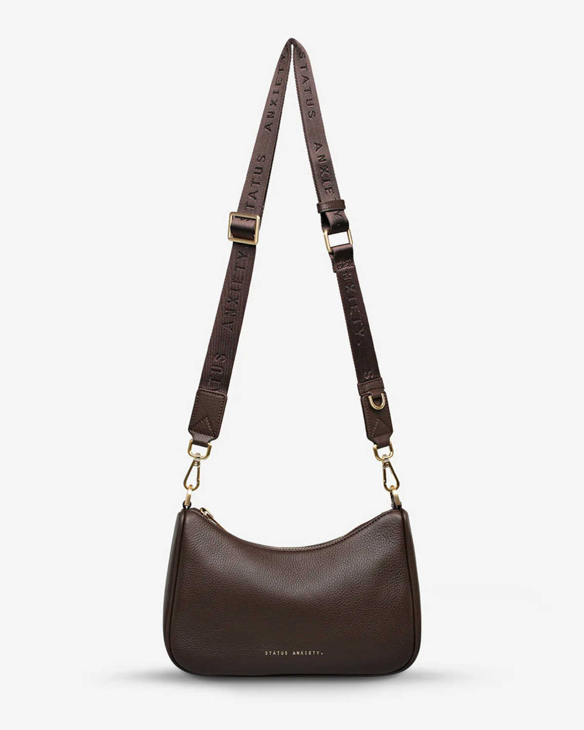 LOOK BOTH WAYS BAG COCOA/BRUSHED GOLD