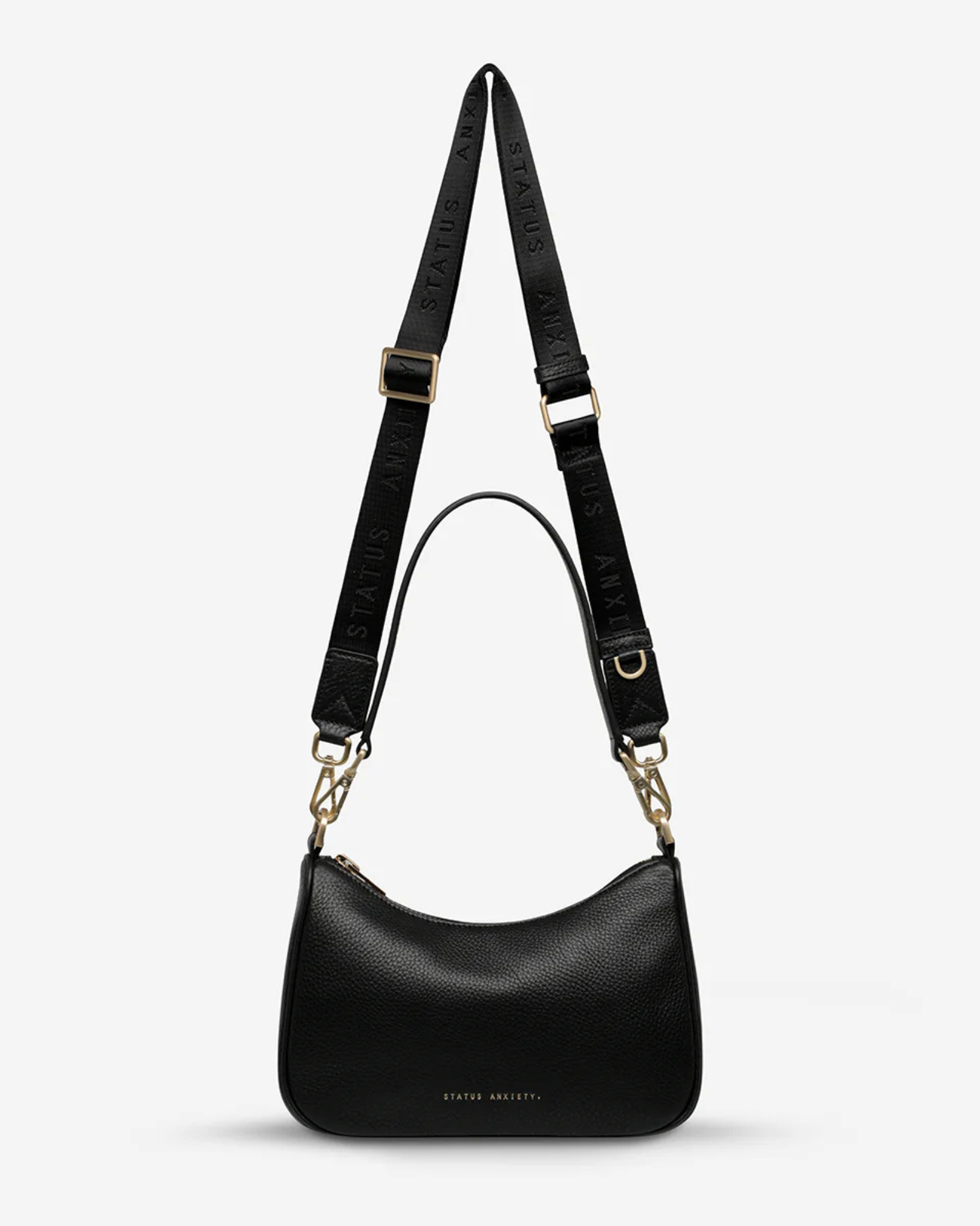 LOOK BOTH WAYS BAG BLACK/BRUSHED GOLD