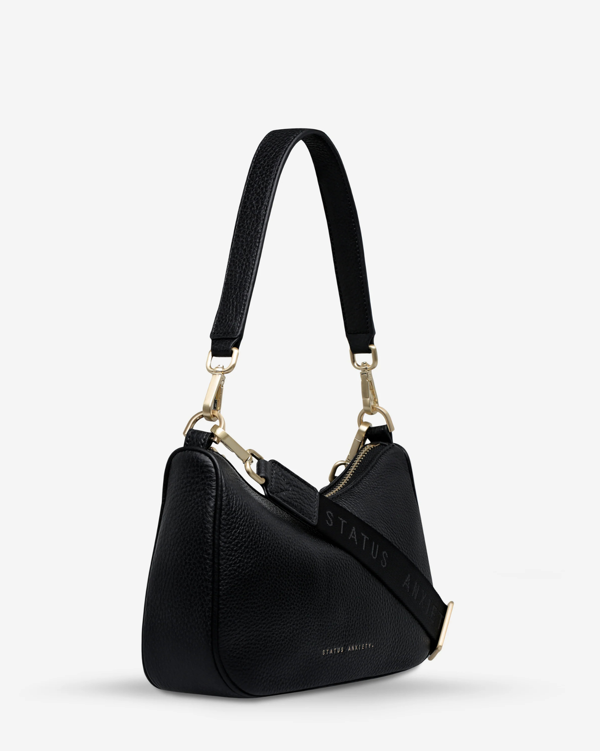 LOOK BOTH WAYS BAG BLACK/BRUSHED GOLD