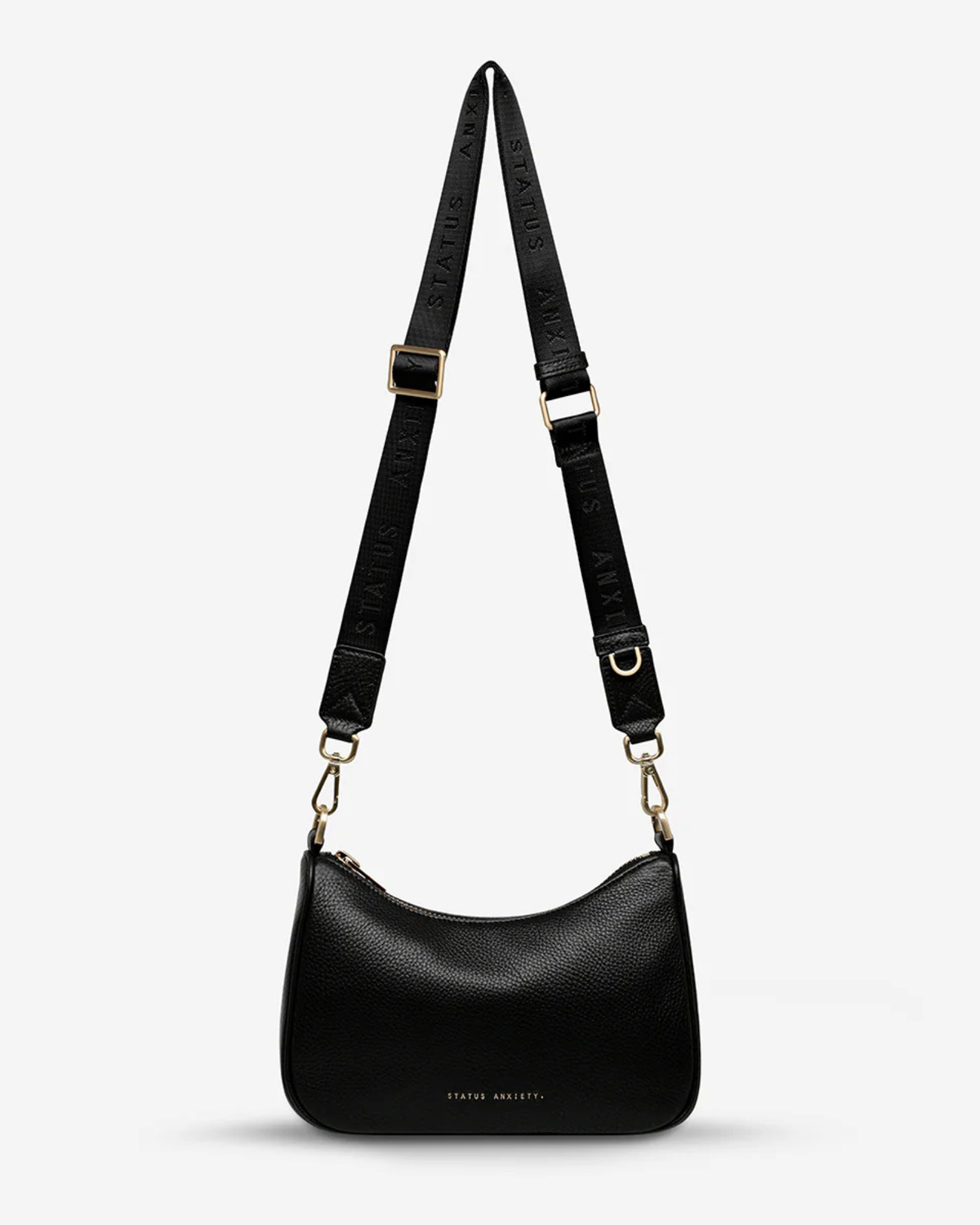 LOOK BOTH WAYS BAG BLACK/BRUSHED GOLD