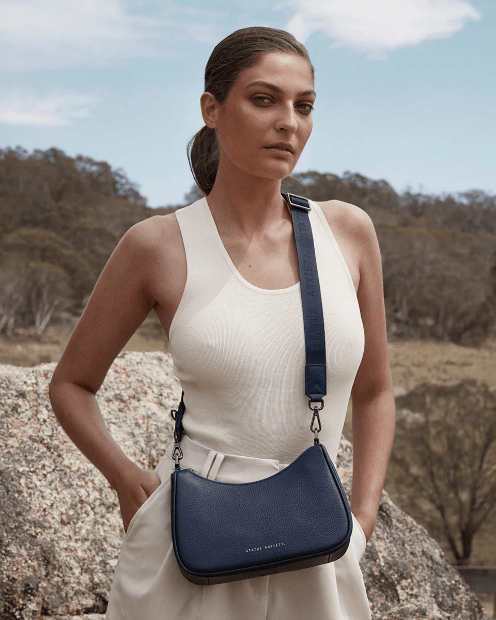 LOOK BOTH WAYS BAG MIDNIGHT BLUE