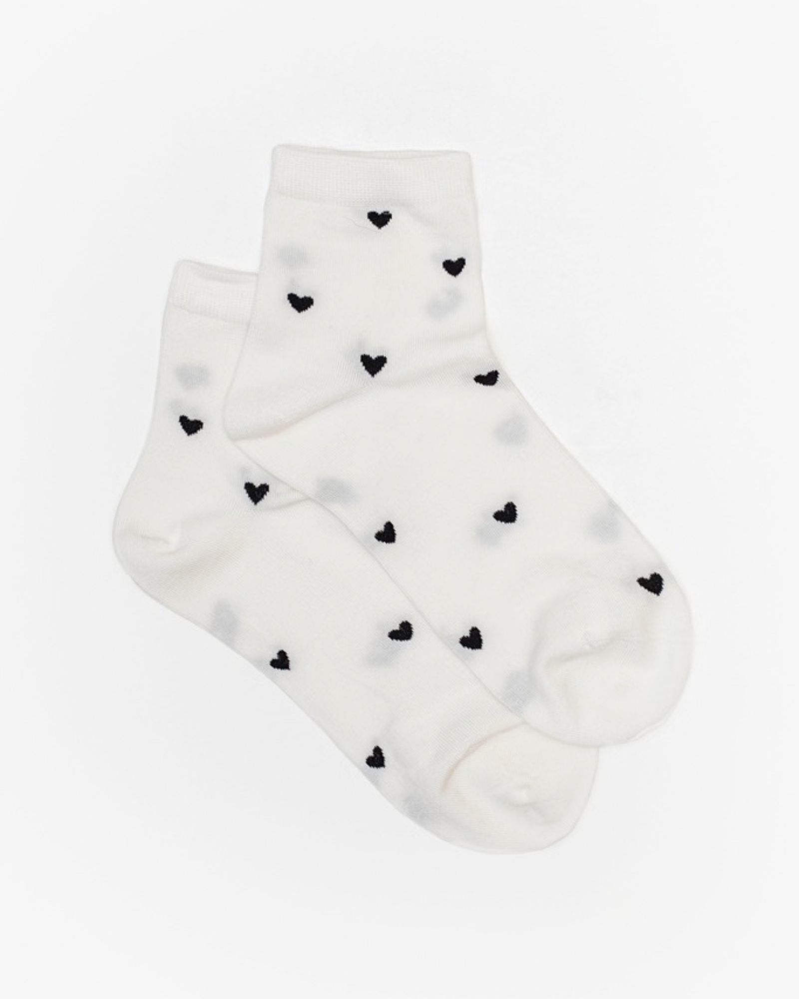 LOVE NOTES WHITE ANKLE SOCKS