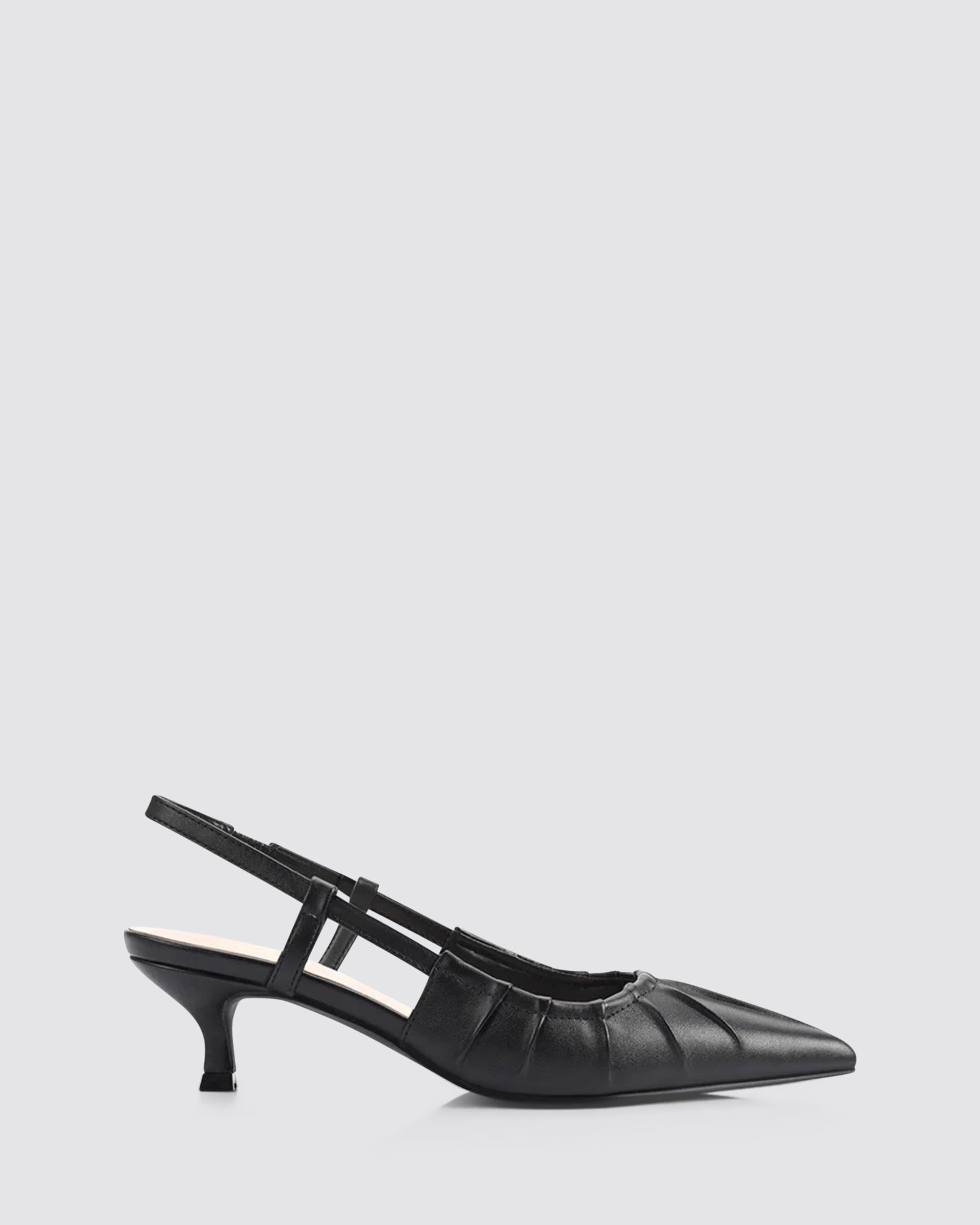 LUCIUS KITTEN HEELS BLACK