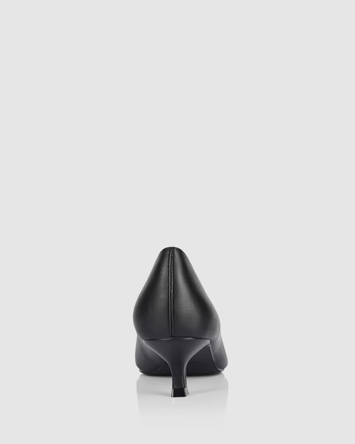 LUCY KITTEN HEEL PUMPS BLACK