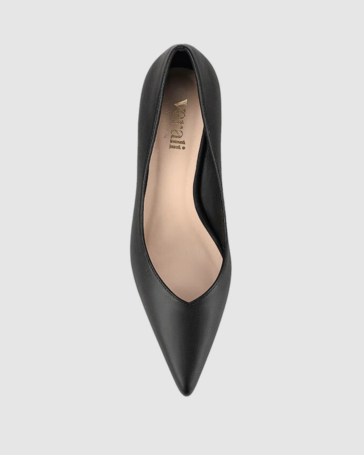 LUCY KITTEN HEEL PUMPS BLACK