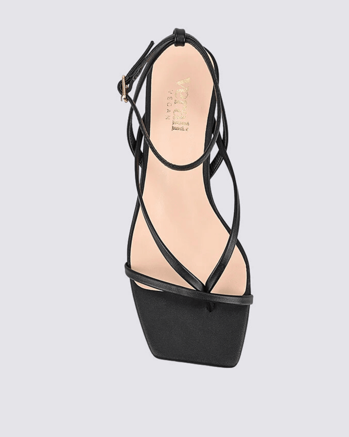MAEVE KITTEN HEEL SANDALS BLACK