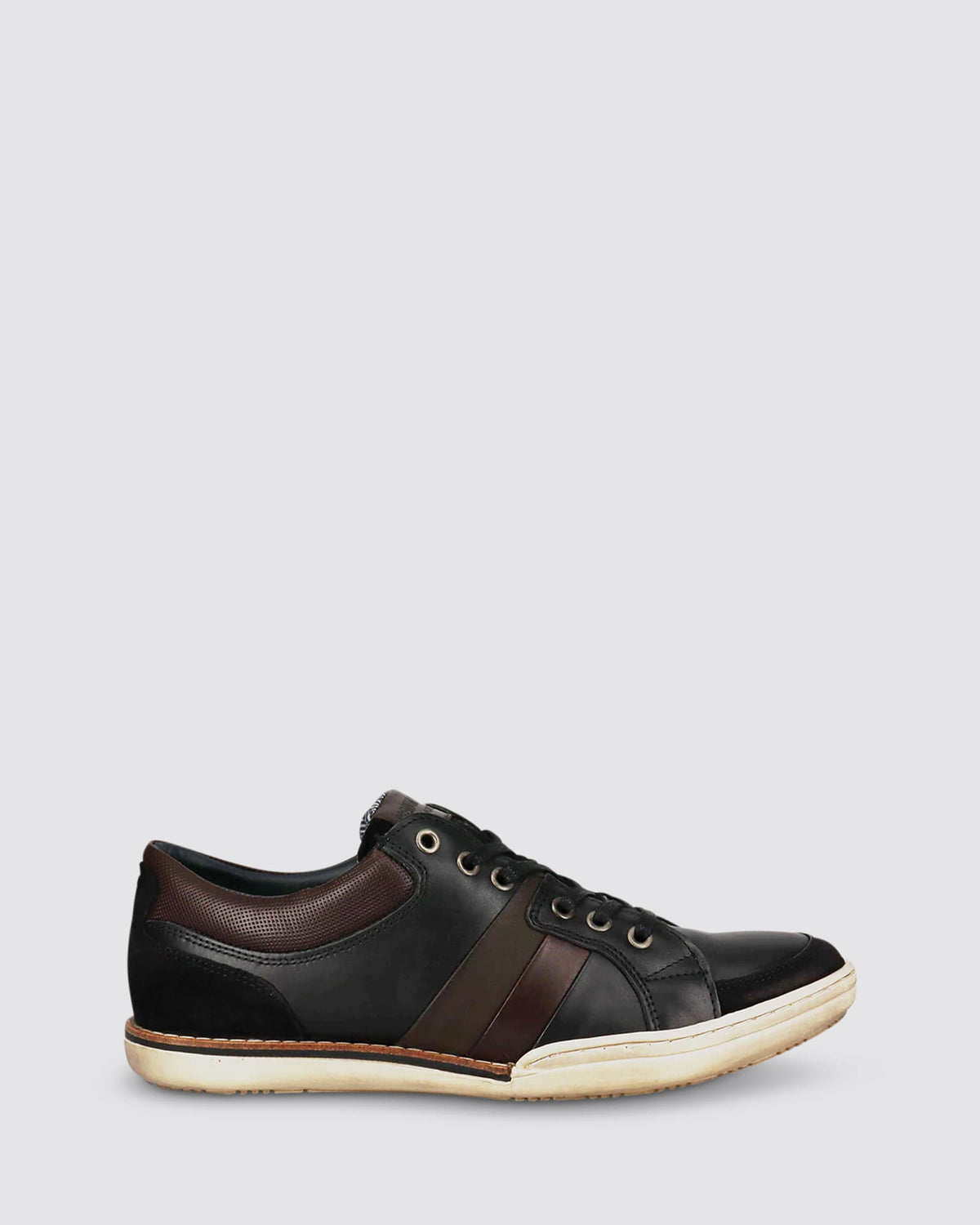 MILLER SNEAKERS BLACK LEATHER