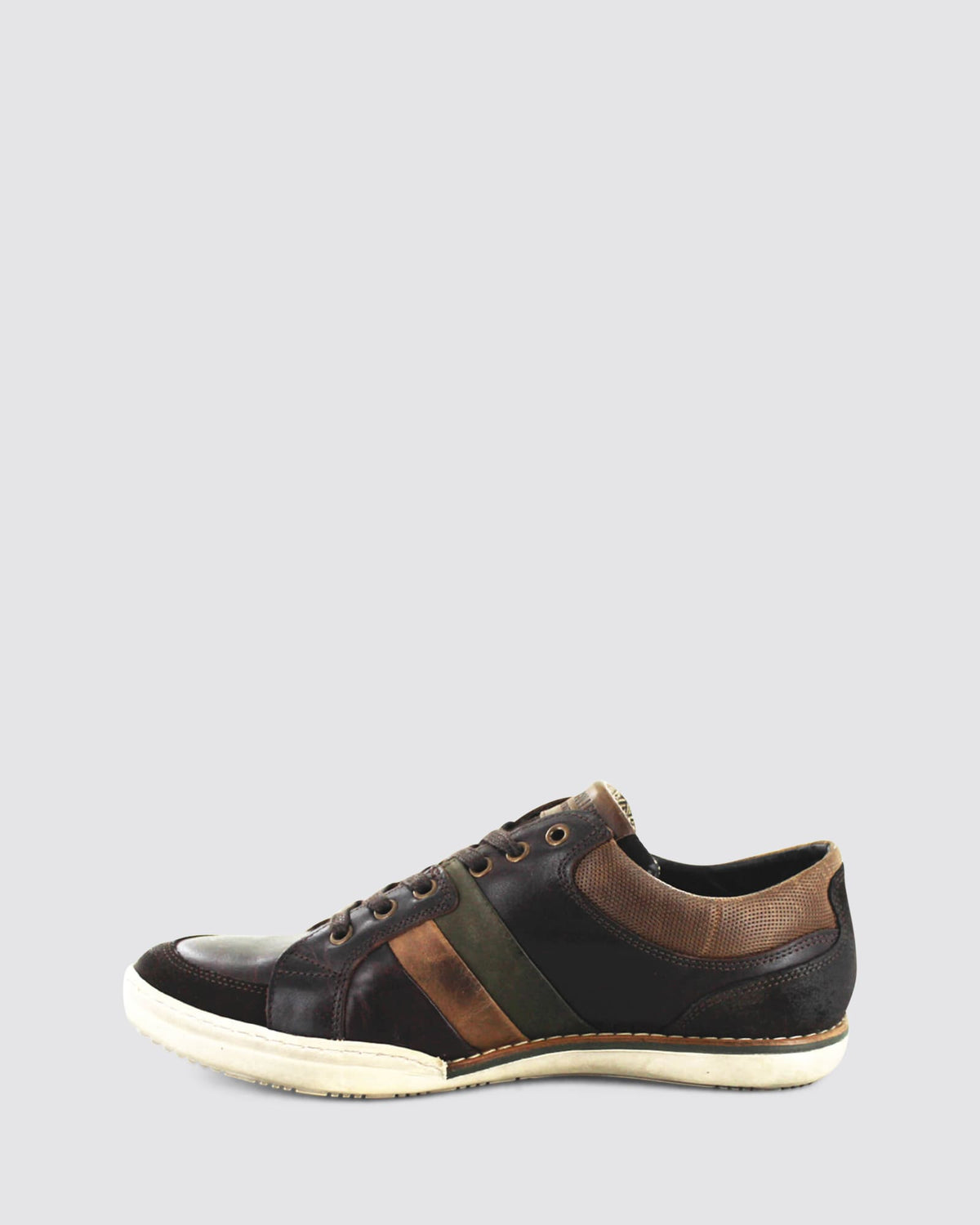 MILLER SNEAKERS DARK BROWN LEATHER