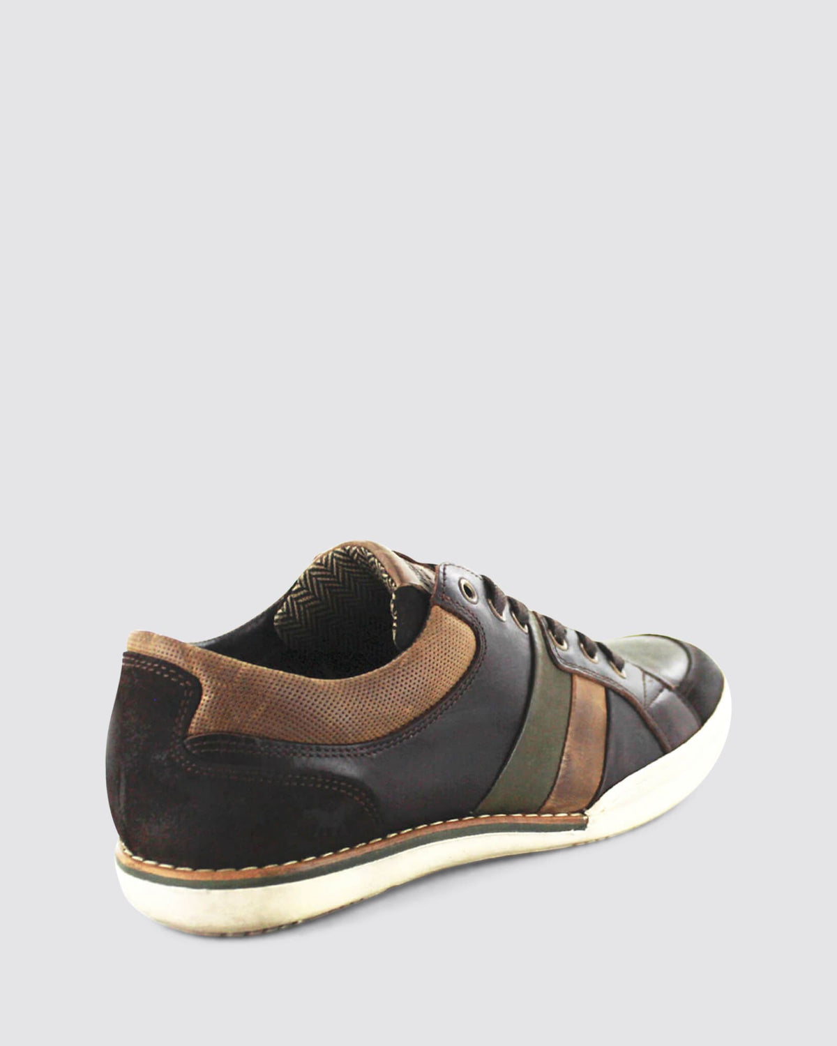 MILLER SNEAKERS DARK BROWN LEATHER