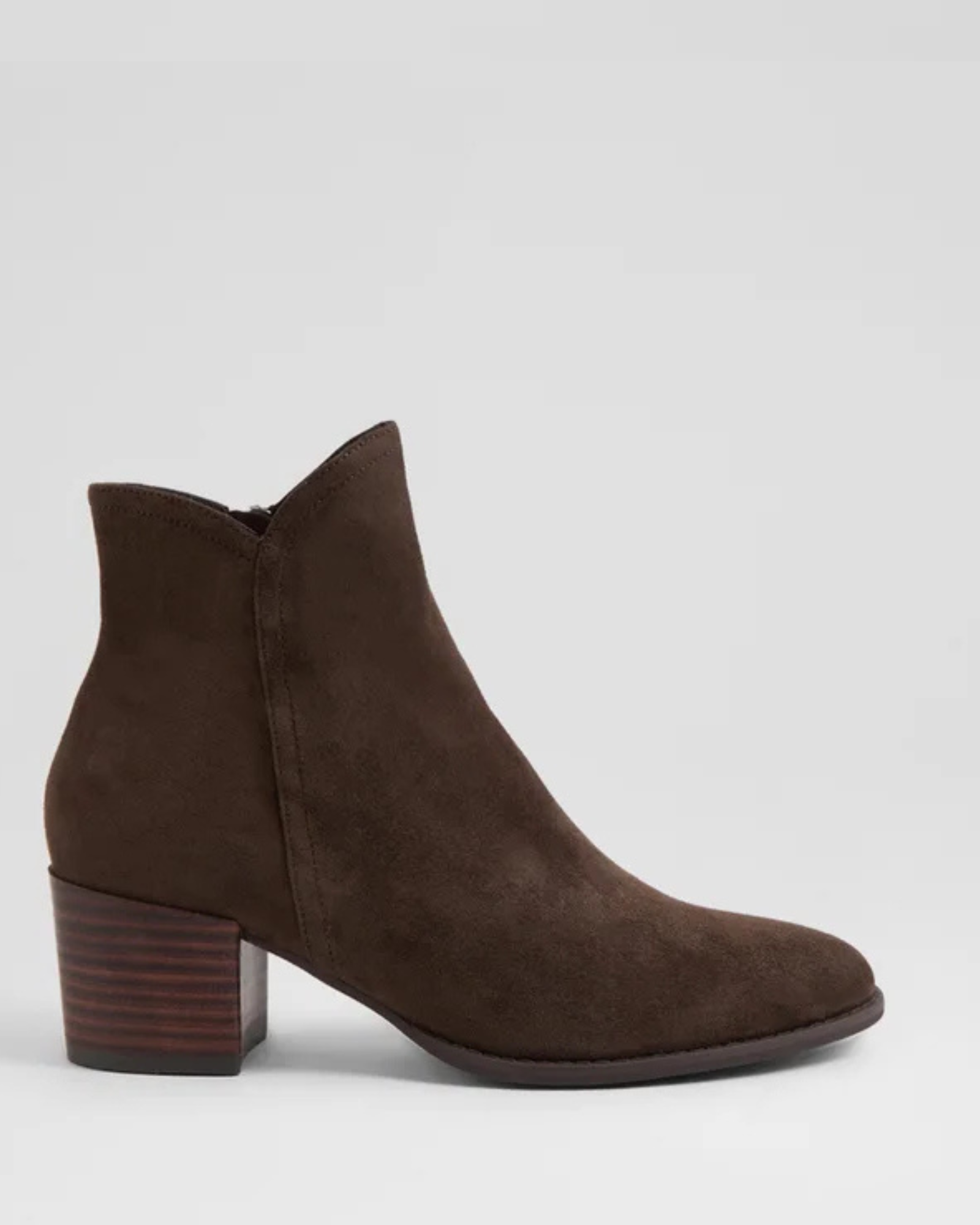 MOCKAS ANKLE BOOTS CHOCOLATE SUEDE