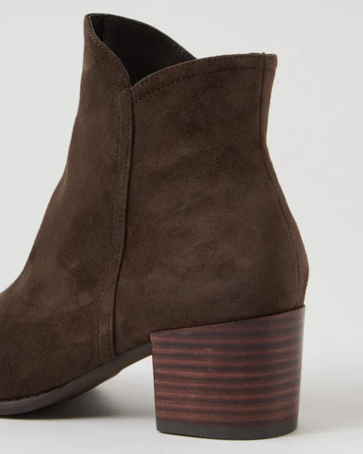 MOCKAS ANKLE BOOTS CHOCOLATE SUEDE