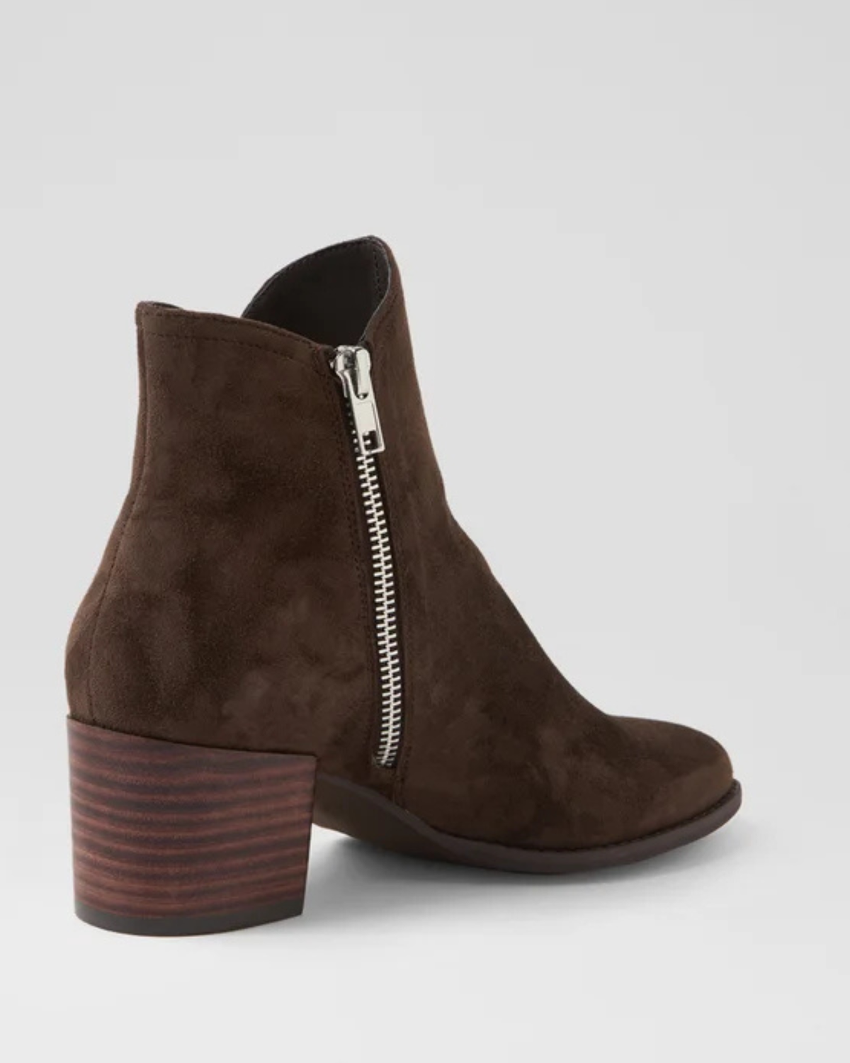MOCKAS ANKLE BOOTS CHOCOLATE SUEDE