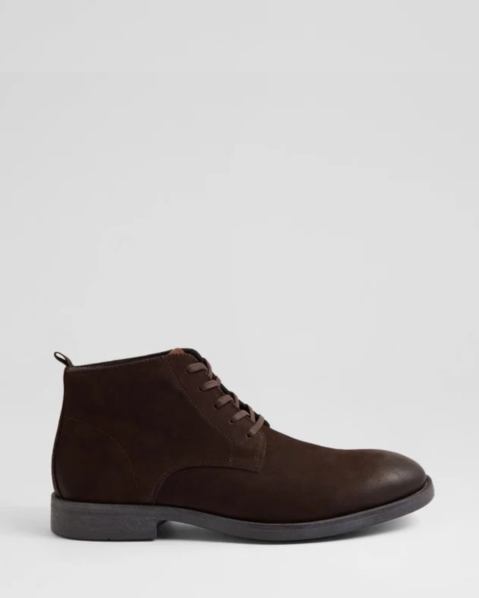 NEON MENS LACE UP BOOTS DARK BROWN