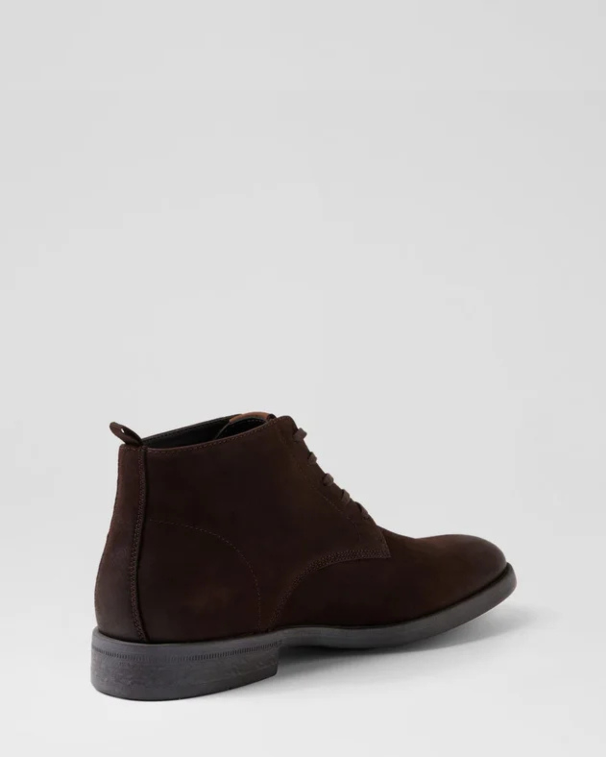 NEON MENS LACE UP BOOTS DARK BROWN