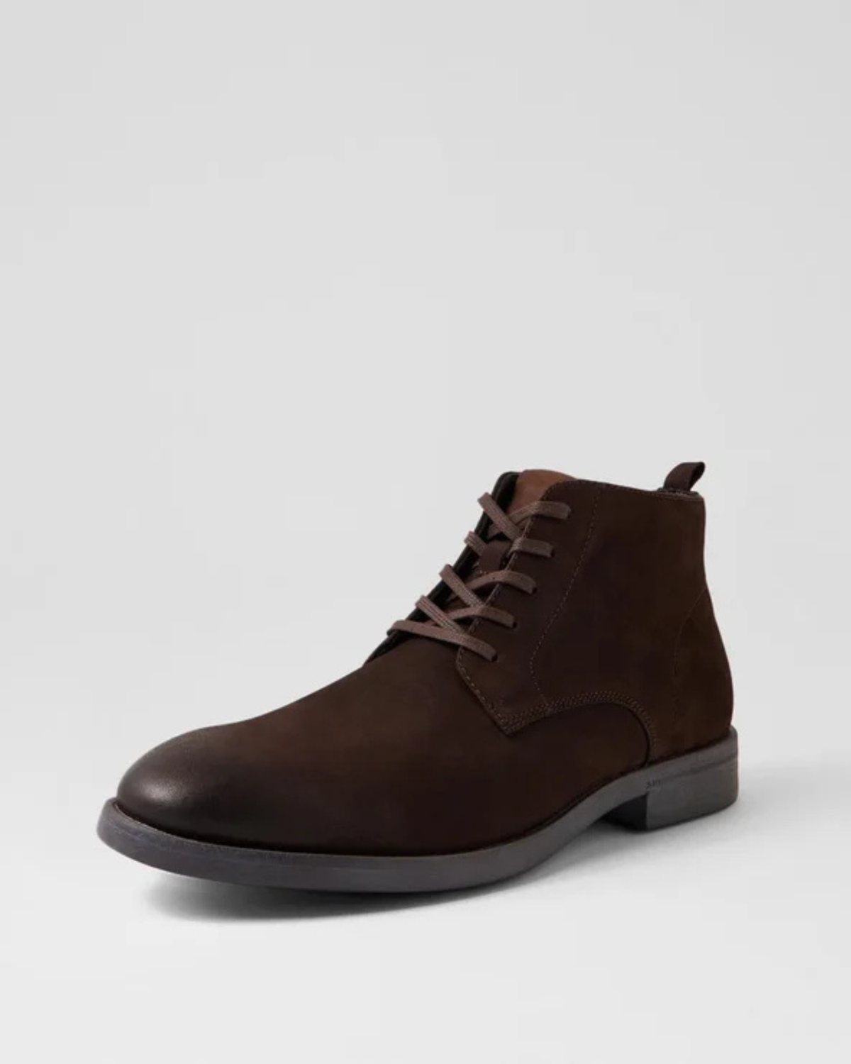 NEON MENS LACE UP BOOTS DARK BROWN