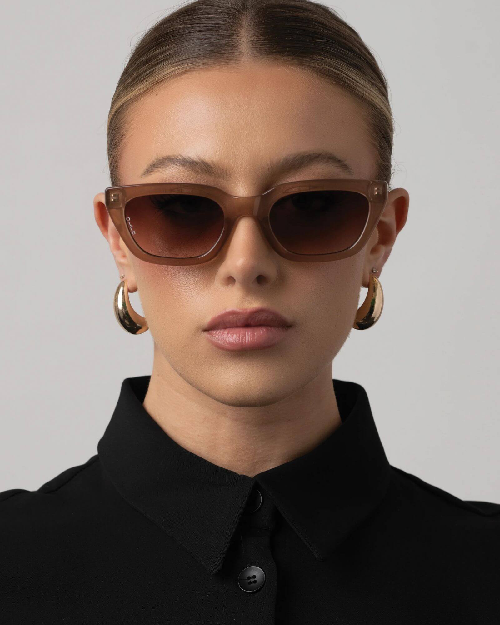 NOVE SUNGLASSES TRANS COFFEE/BROWN