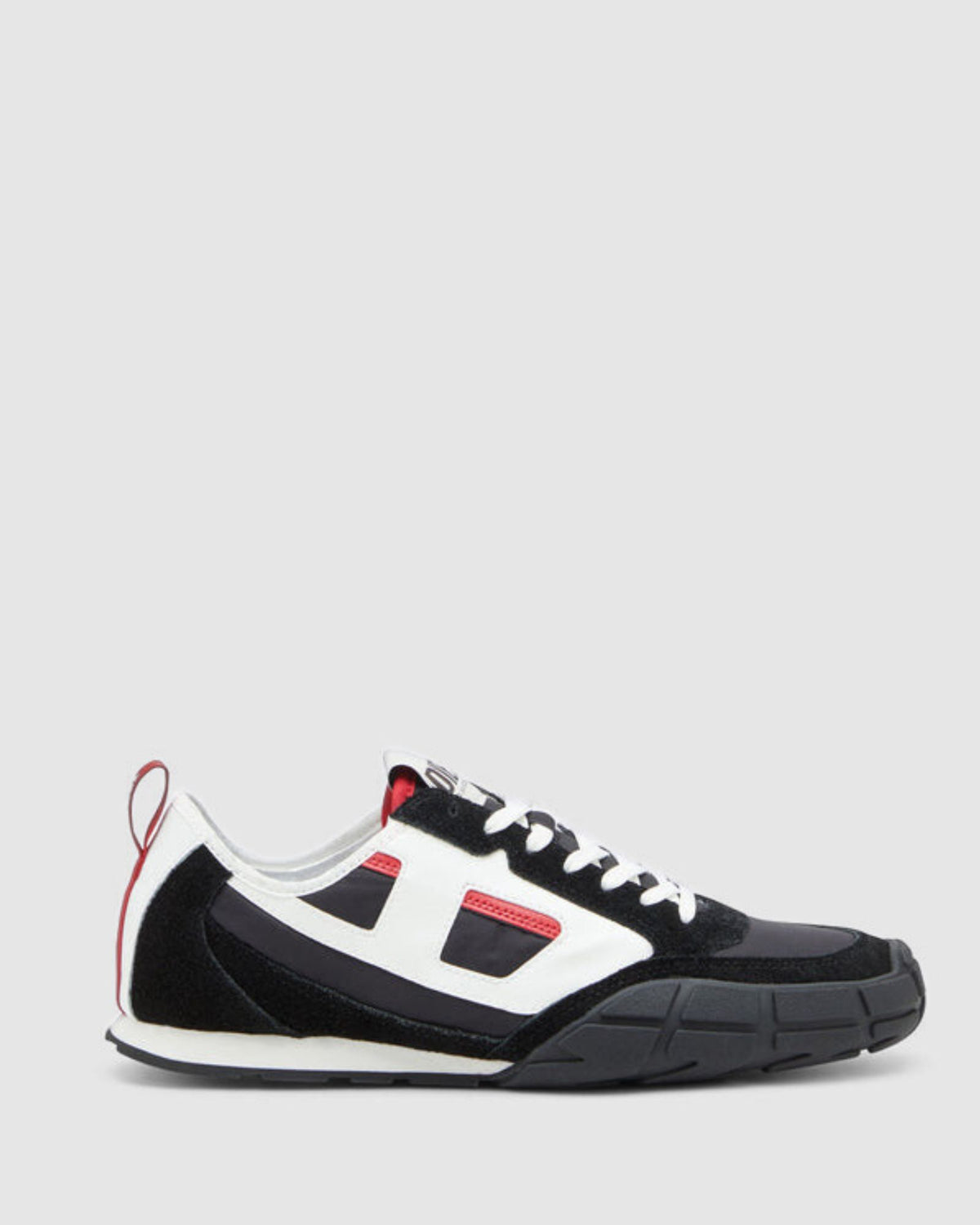 PAGODHA LOW MENS SNEAKERS BLACK/RACING RED/WHITE