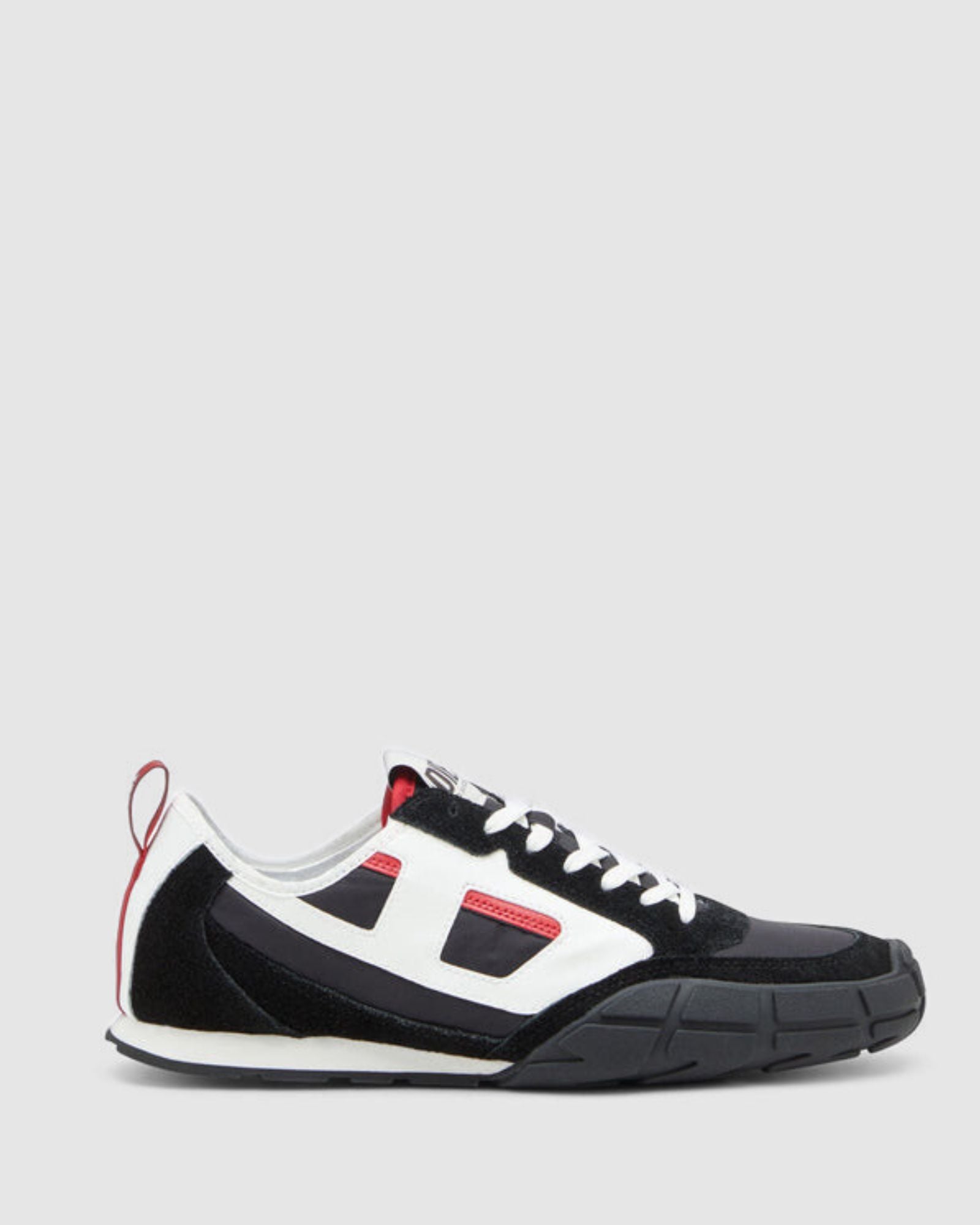PAGODHA LOW MENS SNEAKERS BLACK/RACING RED/WHITE