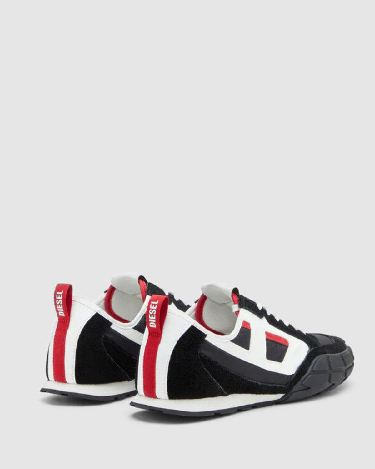 PAGODHA LOW MENS SNEAKERS BLACK/RACING RED/WHITE